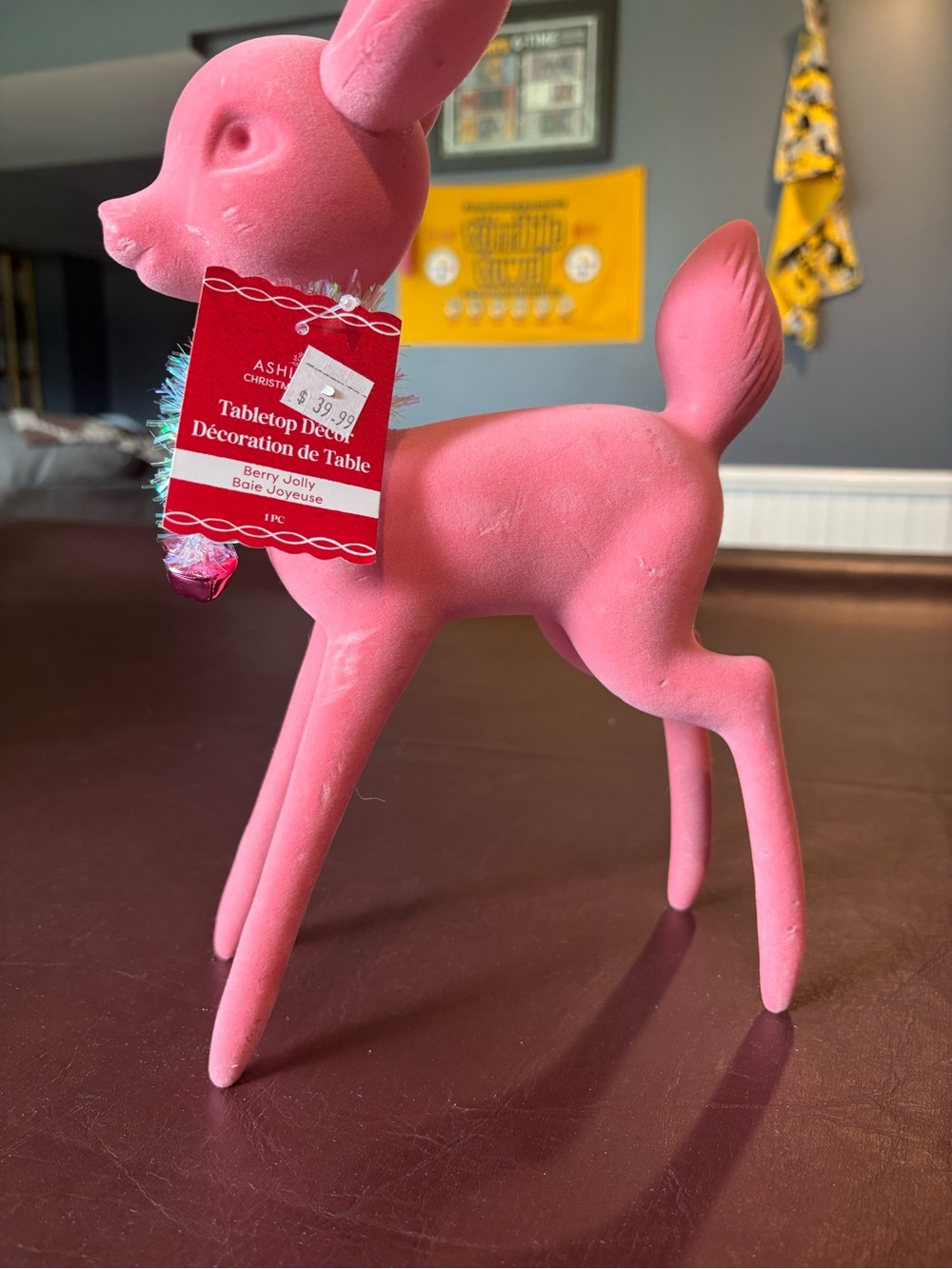💥Buy 2 Get 1 Free💥 Ashland Pink Deer Tabletop Accent
